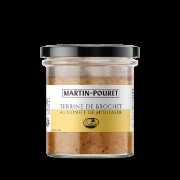 Terrine de brochet au confit de moutarde Martin-Pouret
