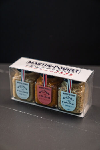 Coffret 3 moutardes prestige Martin-Pouret