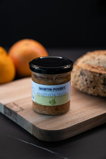 Rillettes de truites au vinaigre d'agrumes Martin-Pouret