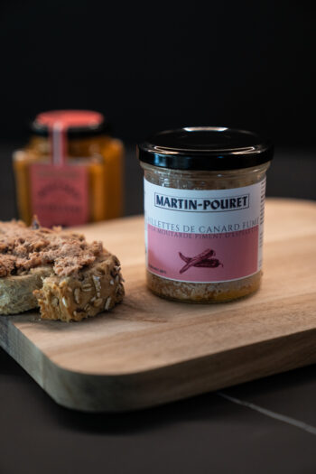 Rillettes de canard fumé à la mourtade piment d'espelette Martin-Pouret