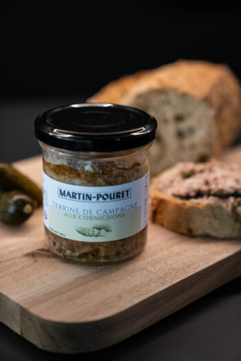 Terrine de campagne aux cornichons Martin-Pouret